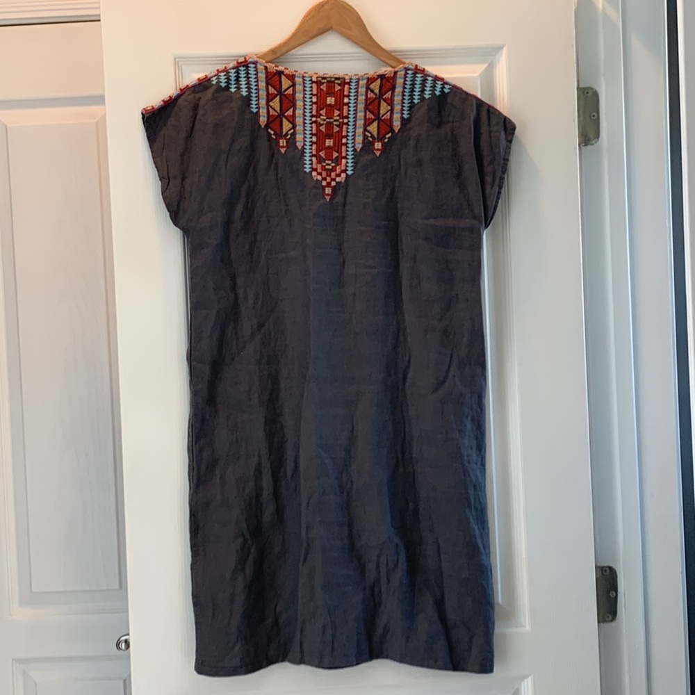 Johnny Was Linen Dress size Small - Picture 7 of 8